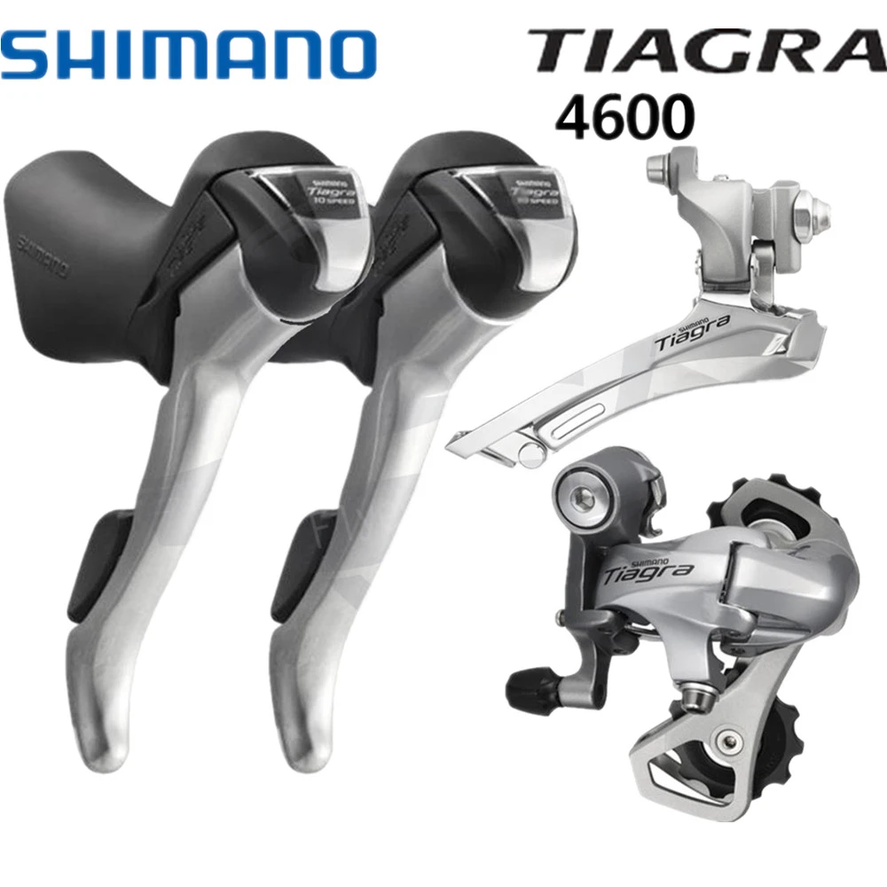 Shimano Tiagra 4600 Groupset 2x10 Speed Road Bike Shifters Derailleur Mini  Set ST-4600 FD-4600 RD-4601 group components