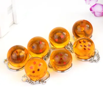 

Dragon Ball Z Action Figure Toys Dragon Ball z Crystal Balls Keychain Toys 4 Stars 2.7cm For Dragon Ball Fans Collections Toys