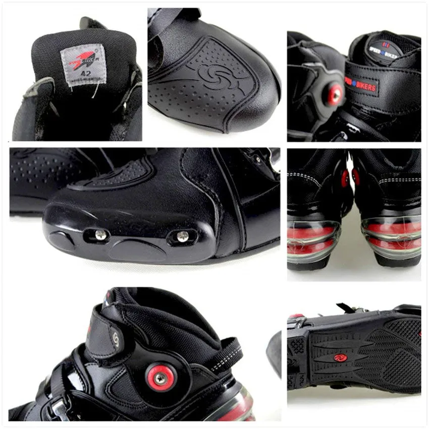 

Newest Speed Motorcycle riding shoes, short boots, anti fall racing shoes, spring summer racing boots Collision avoidance