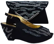 Mode Italienischen Schuh Mit Passender Tasche Für Party Hohe Qualität Afrikanische Frauen Schuh Und Tasche Set Entsprechen 1308-L53