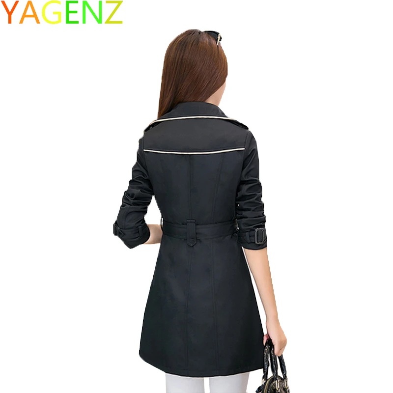 4xl Tuta Primavera Trench Delle Vento Autunno E Giacca Formato Sportiva brown Donne Impermeabili Nero Sottile Black Modo lungo 2019 Più Di Della Signora Cappotti Il Medio Del A Femminile khaki Cappotto zpBrnWB
