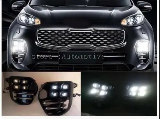 

OEM LED Fog Light Lamp Daytime Running Light Set For KIA Sportage QL kx5 2016 20172018 2019