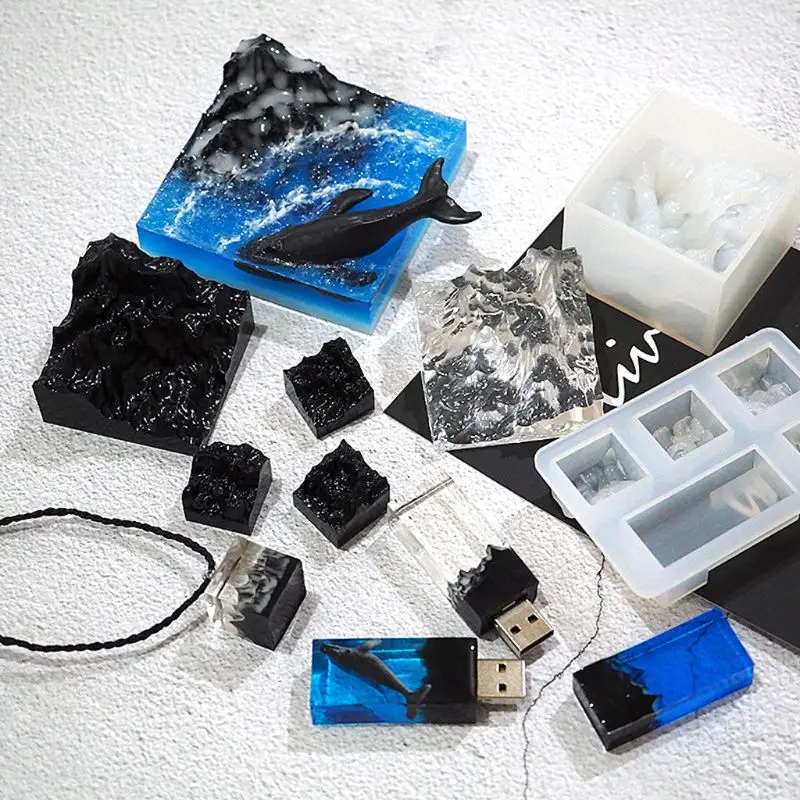 Форма Снежная гора силиконовая смола форма сделай сам формы для микро USB
