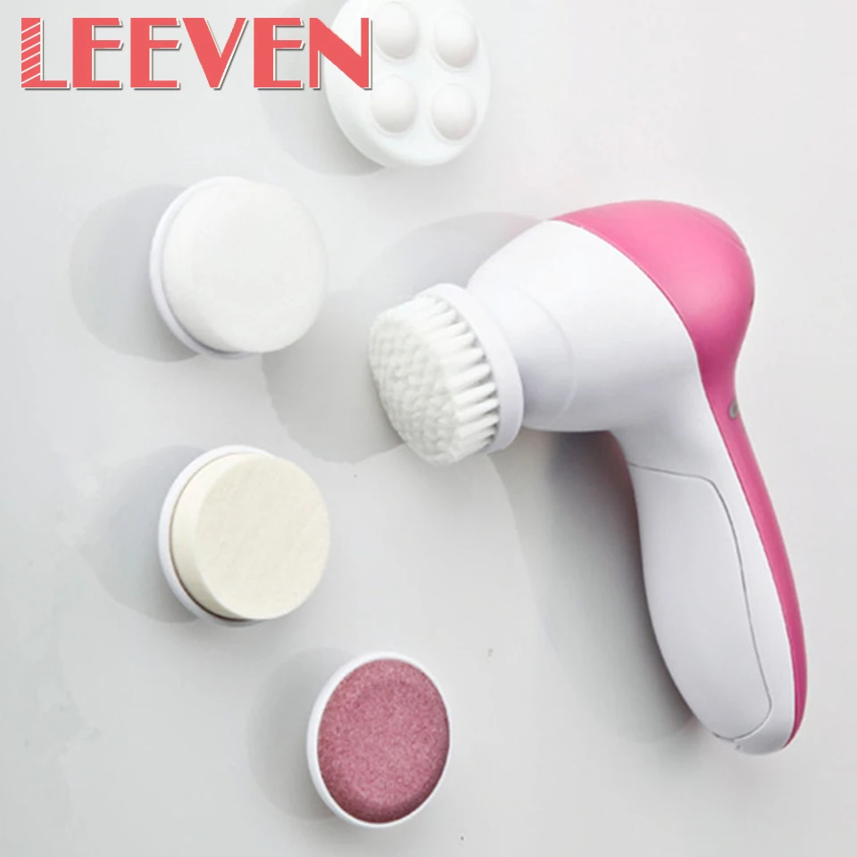 2017 Fashion Superfine Fibre Soft Facial Brush Multifunction Electric Face Cleansing Brush Spa font b Skin