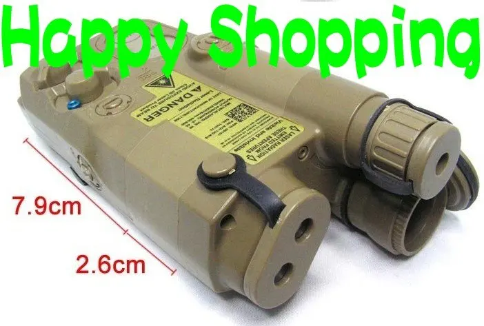 

TOP AN/PEQ-16 dummy airsoft paintball AEG battery case sand