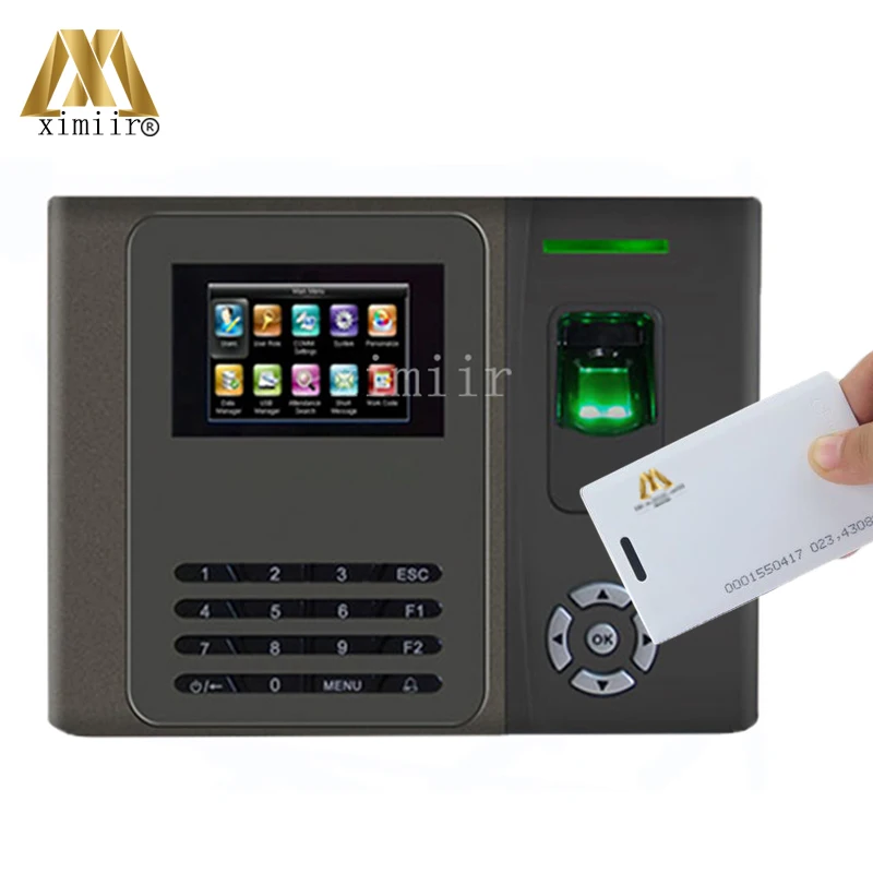 

Biometric fingerprint and 125KHZ ID card time attendance XM200 fingerprint time recorder communication with TCP/IP,RS232/485