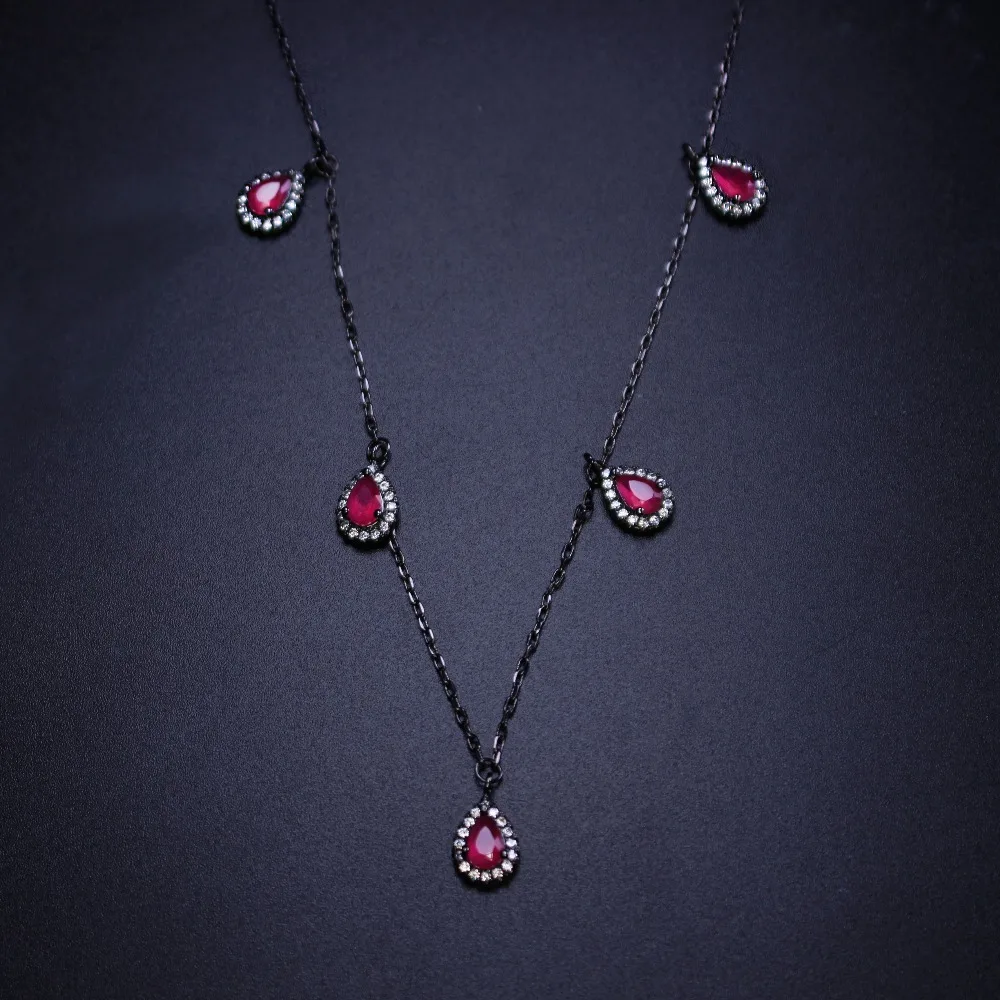 

Elegant milky green Chain Necklace water drop pendant necklace party necklace Mother's Day Gift for Women Jewelry PGY065