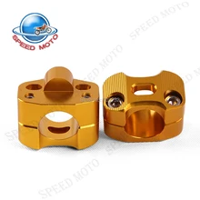 CNC алюминиевый Мотоцикл dirt bike MX ручка бар крепление 1-1/" Руль с широкими ручками крепления стоячий зажим негабаритный комплект