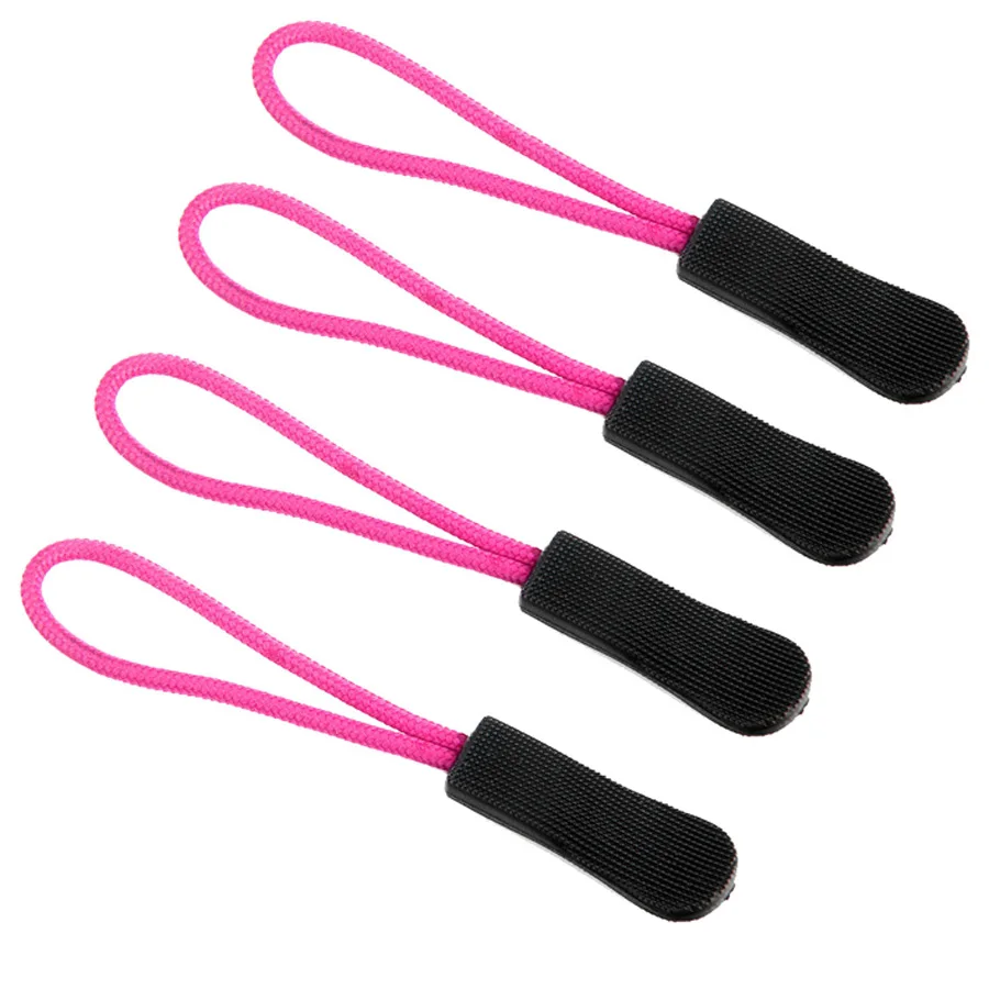 20Pcs/lot 16 Color Camping Outdoor Equipment Tool Costumes Bags Zipper Tail Rope Anti-theft Longer Zipper pull Rope