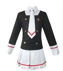 Новое волшебное платье с Сакурой для девочек, костюм моряка для маскарада, школьная форма для девочек, женская форма древесного Сакура