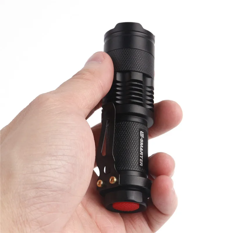 

E-SMARTER Professional 365nm UV flashlight Mini Ultraviolet flashlight Purple light led flashlight with hard light