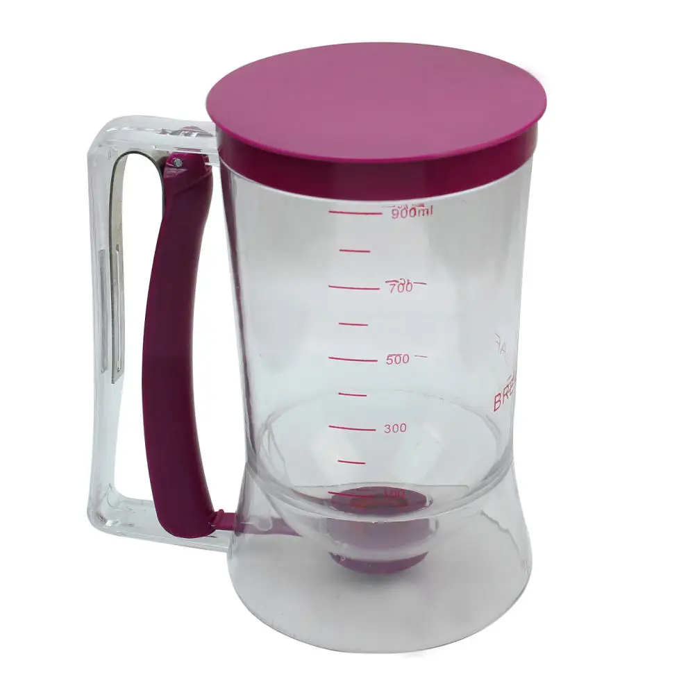 900ml Plastic Pancake Cupcake Batter Dispenser Cake Mix Measuring