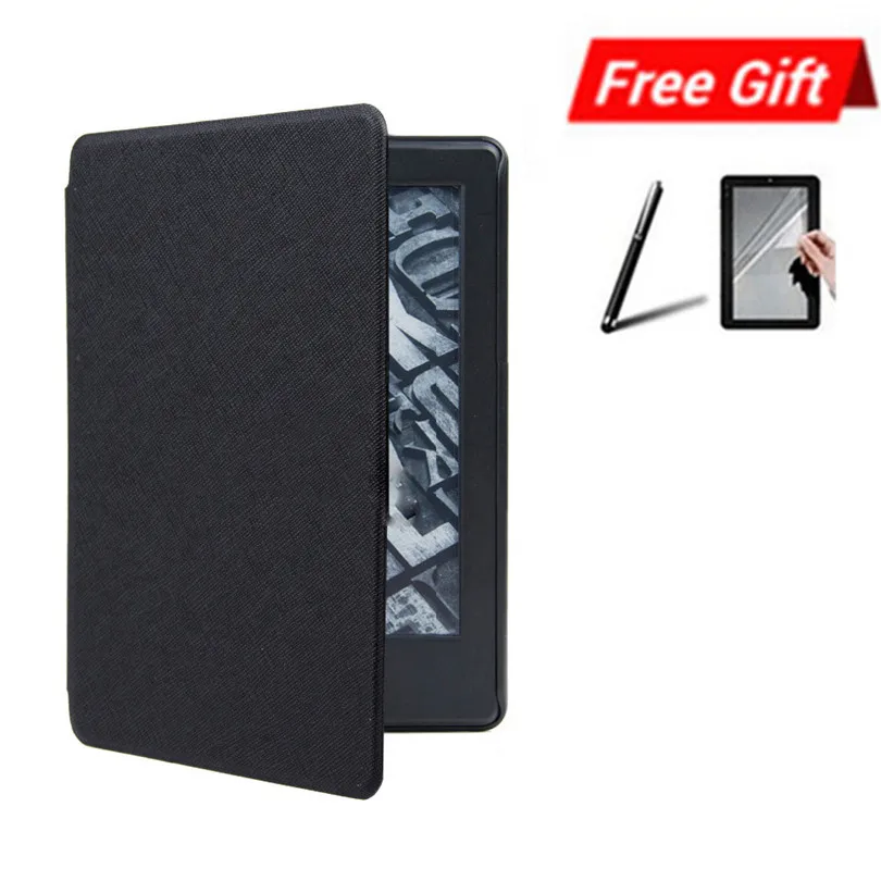 

Ultra Slim Smart Leather Magnetic Case Cover for Amazon Kindle Paperwhite 10.Generation 2018 Protective Cover +Pen+Film A20
