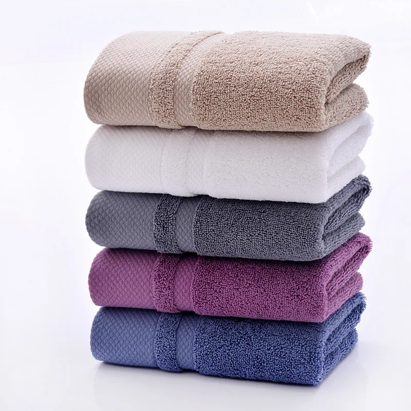 

100% Cotton Bath Towel Soft Beach Towel Fast Drying serviette de bain Eco-friendly Embroidered Towel