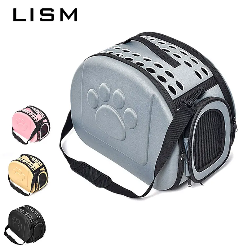 

Pet Cat Carrier Bag Portable Cats Dogs Handbag Foldable Travel Bag Puppy Carrying Breathable Mesh Shoulder Bags Pet Supplies