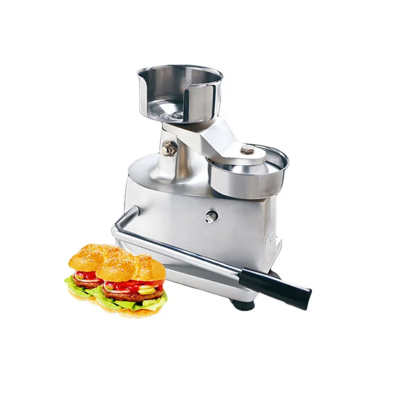 ITOP 100mm-130mm Manual Hamburger Press Burger Forming Machine Round Meat shaping Aluminum Machine Forming Burger Patty Makers