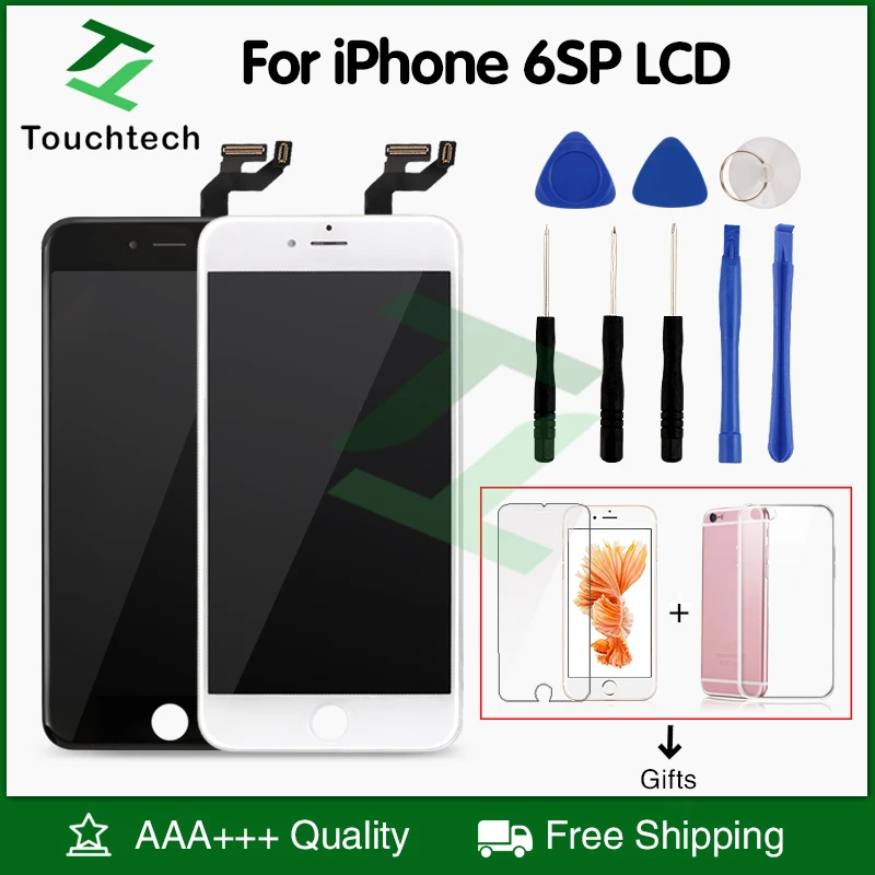 

One Piece W/B 5.5 inch LCD Clone for iPhone 6s Plus LCD Display 3D Touch Screen with Digitizer Assembly Replacement Free Gifts