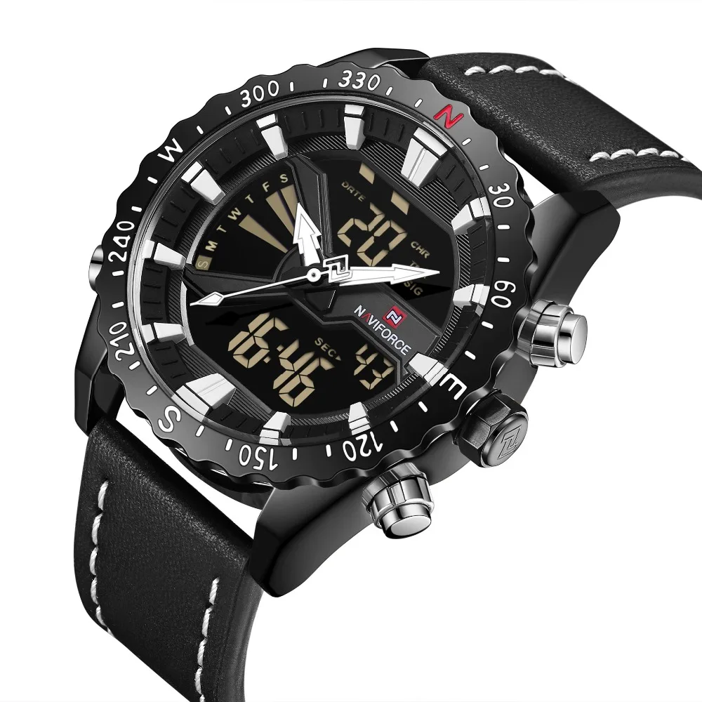 

New men's double movement multi-function quartz watch