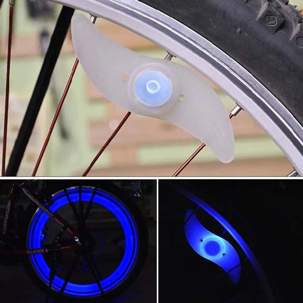 Night Ride Blue Lights Bicycle Bike Cycling Wheel Tire Spoke LED Light Bluein Bicycle Light