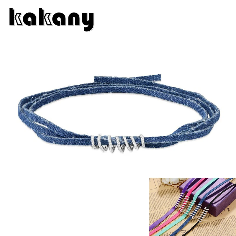 

Kakany Original High Quality 1:1 925 Sterling Silver Denim Collar Earrings Moroccan Style Women's Fashion Accessories