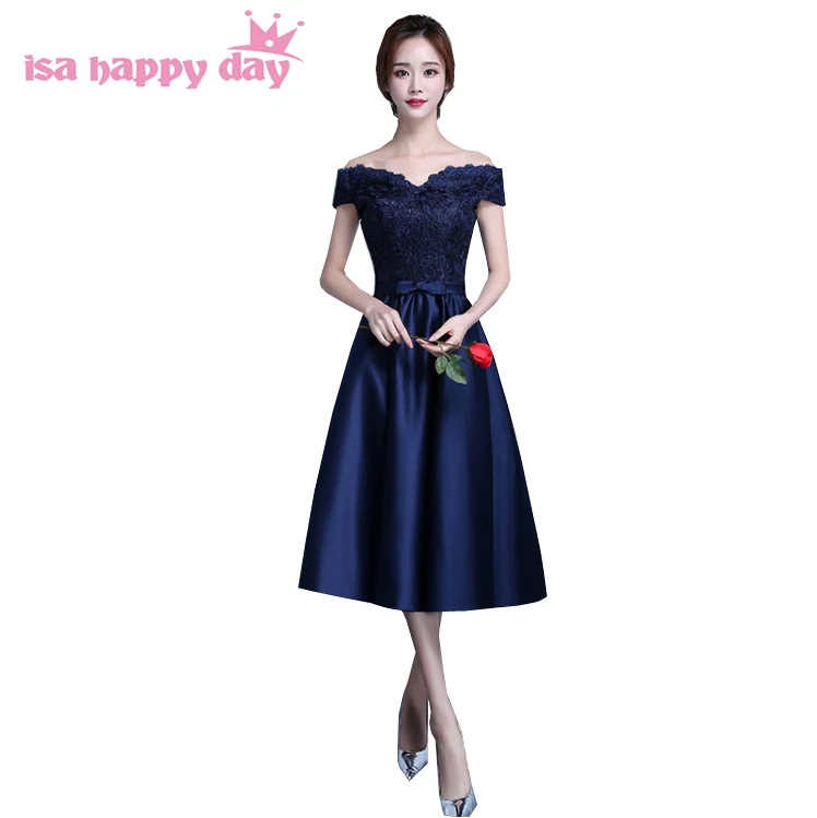 beautiful navy blue prom dresses