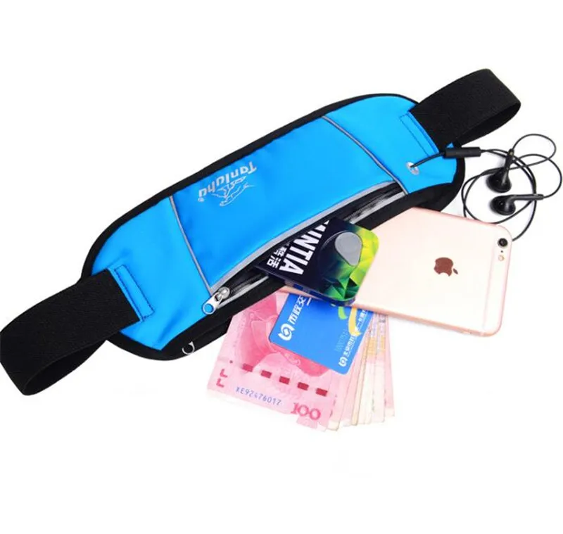 TANLUHU 363 Men Women Ultralight Close Fitting Lycra Phone Holder Case Running Jogging Cycling Yoga Fitness Sports Waist Bag