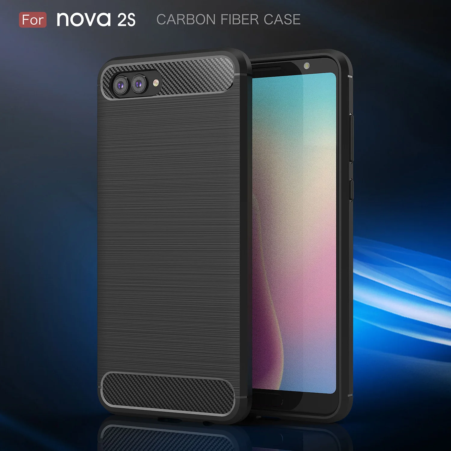 

Luxury Android Phone Cases for Huawei Nova 2S 4gb 6gb 64gb Case Nova 2 S 6.0 Soft TPU Silicone Back Cover for Nova 2S 6.0 Case