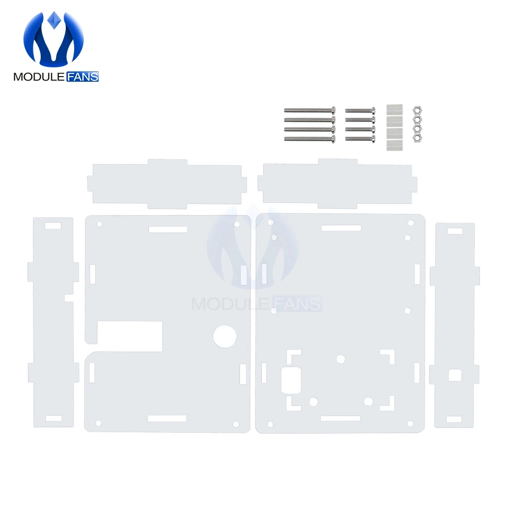 Прозрачный Акриловый чехол Корпус для LCR-T4 M328 Транзистор тестер емкости ESR Mega328 коробка DIY KIT