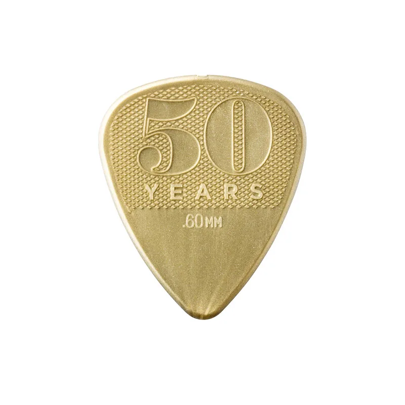 Dunlop 50th anniversary медиаторы для бас-гитары, акустические детали для классической электрогитары, аксессуары, нейлоновая ручка, медиаторы для гитары - Цвет: 0.6mm