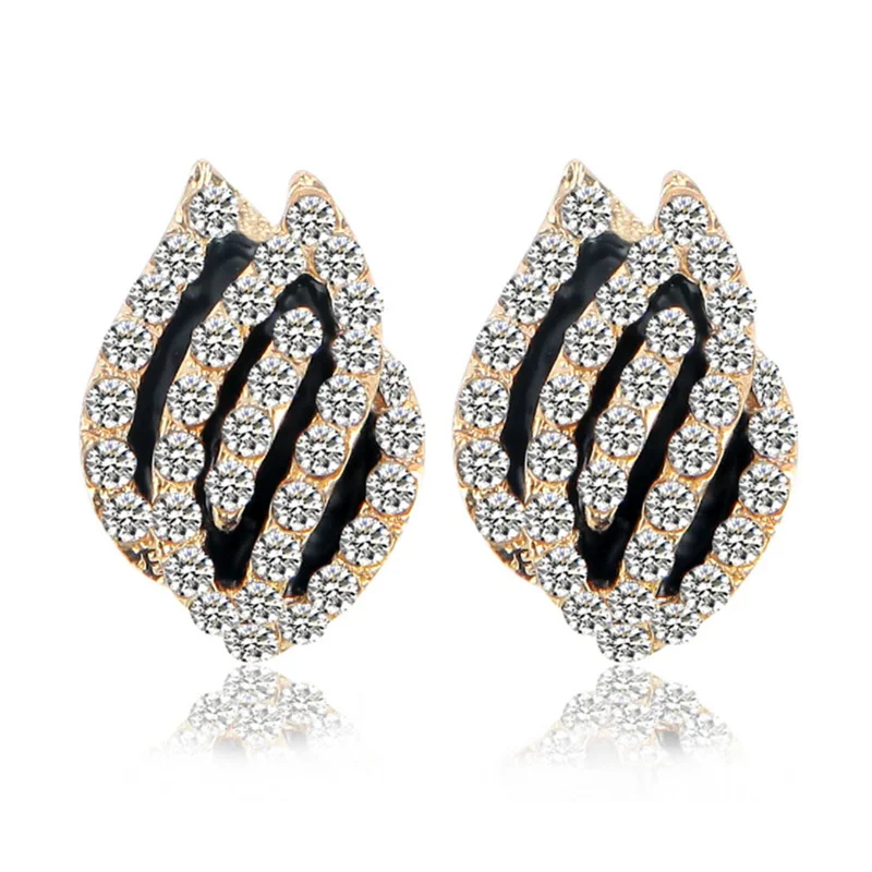 JieyueJewelry Модные украшения элегантный темперамент личности Тюльпан цветы серьги
