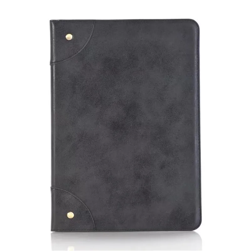 Для samsung Galaxy Tab S 10,5 чехол T800 T805 кожаный Ретро планшет Fundas Coque для samsung Tab S 10,5 чехол s чехол с подставкой - Цвет: Black
