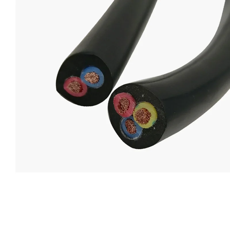 1 м, 2 м, 3 м мониторинг шнура питания/2 ядра/плоский обшитый кабель/RVVB 2X0,75 мм2 квадратный/провод из чистой меди
