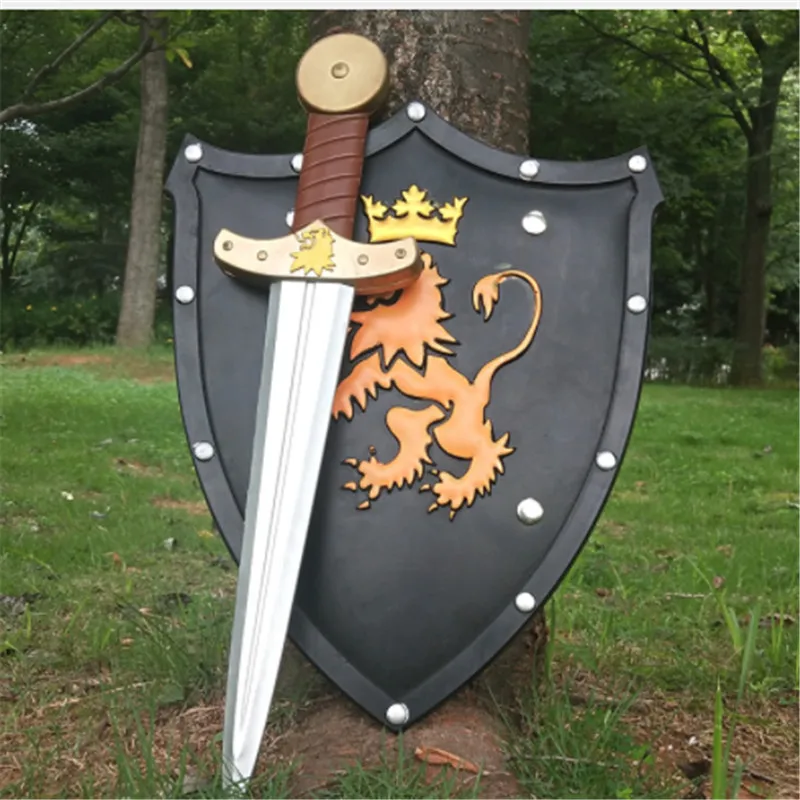 

1 set Movie Cosplay equipment PU Shield with Swords Cosplay Larp Weapon Costume Accessories