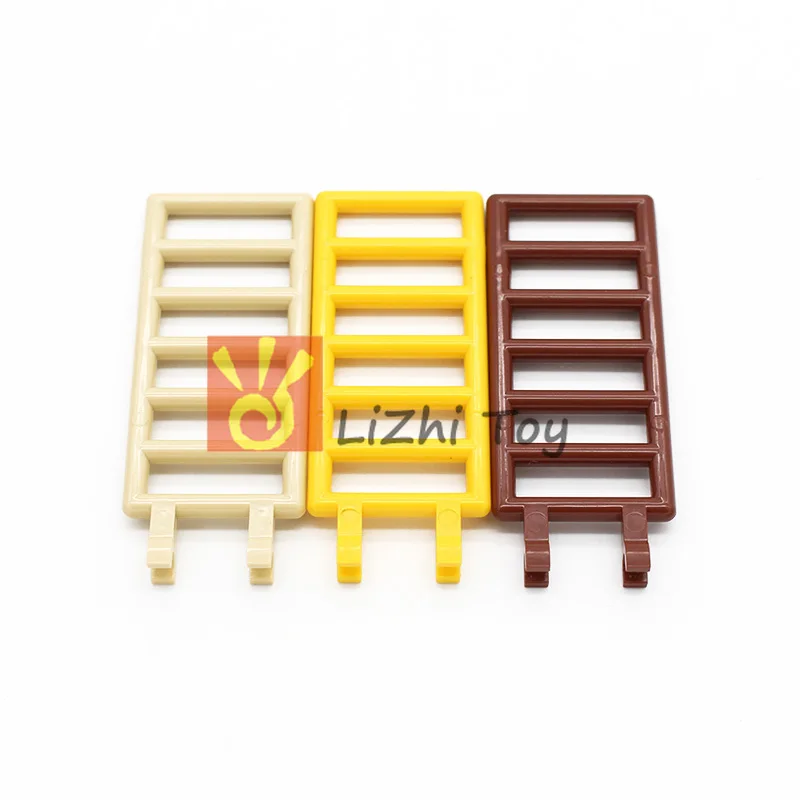 

MOC Brick Parts 6020 Bar 7 x 3 with Double Clips Classic Piece Building Block Toy Accessory