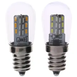 Светодиодные лампы E12 2 Вт 3014 SMD 24 LED высокой яркий Стекло Тенты лампы Pure/теплый белый 220 -240 В L22