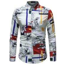 Гавайский Цветочный Принт, мужская рубашка, топ, плюс размер, 5XL, отложной воротник, длинный рукав, мужские формальные рубашки, тонкие мужские уличные Топы