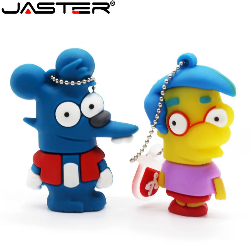 USB флеш накопитель JASTER из мультфильма Симпсоны Гомер Барт 4 ГБ 8 16 32 64 Гб флэш
