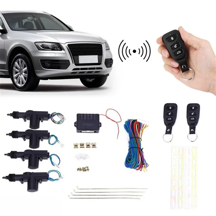 

newUniversal Door Lock Vehicle Remote Central Lock Keyless Entry System Power Window Switch Auto Car Remote Central Kit