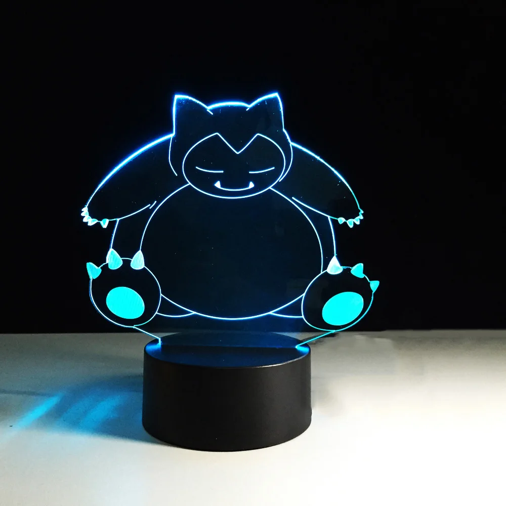 3D LED Фея настольная лампа Домашний Декор 7 цветов изменить мультфильм атмосферу для сна ночник дети Праздничное освещение приспособление подарки