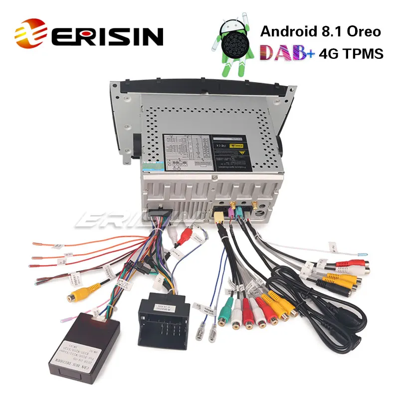 Cheap Erisin ES2883C 8" New Android 8.1 Car Radio DAB+ 4G Wifi GPS DVR System for Benz CLK Class W209 W203 4