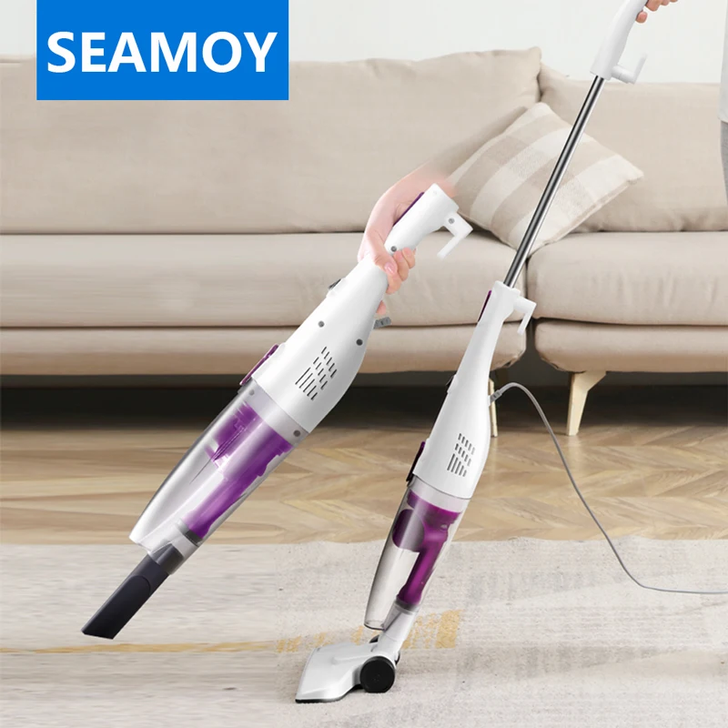 

Seamoy Ultra Quiet Mini Home Rod Vacuum Cleaner Light Weight Portable Dust Collector Home Aspirator Handheld Vacuum Cleaner