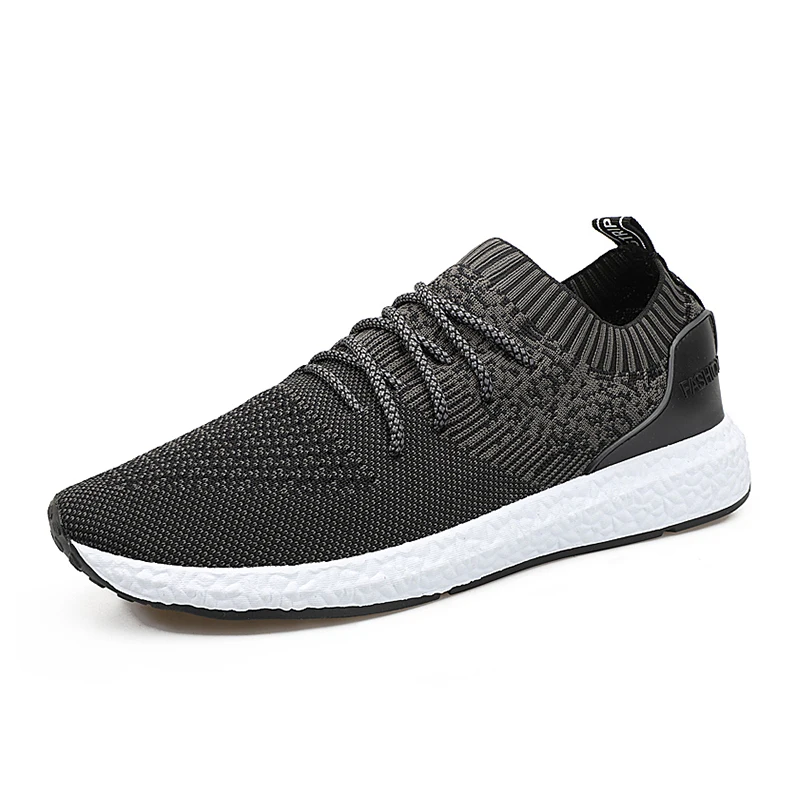 Men Casual Shoes Summer Breathable Mesh Shoes Mens Lace Up Flats ...