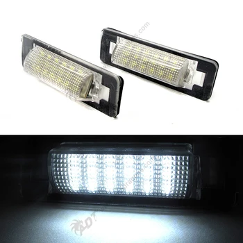 

1 pair Error free for Mercedes W210 4D Sedan,W202 4D Sedan Facelif(97-00) LED NUMBER LICENSE PLATE LAMP bulb 24SMD pure White