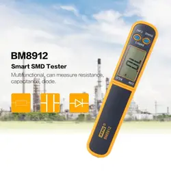 Цифровой мультиметр тестер SMD сопротивление измеритель емкости диод тесты Professional SMT компонент для испытания деталей BM8912