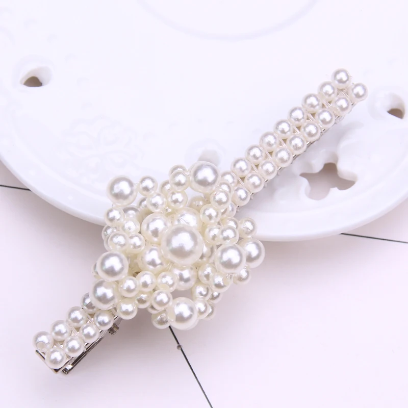 

simulated pearl hair clip women hair accessories flower hair pins barrette cheveux fille