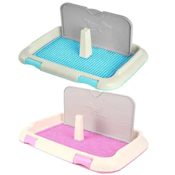 

Portable Pet Dog Cat Toilet Tray With Column Urinal Bowl Urinal Training Toilet Pet Supplies Dogs Best Selling Products