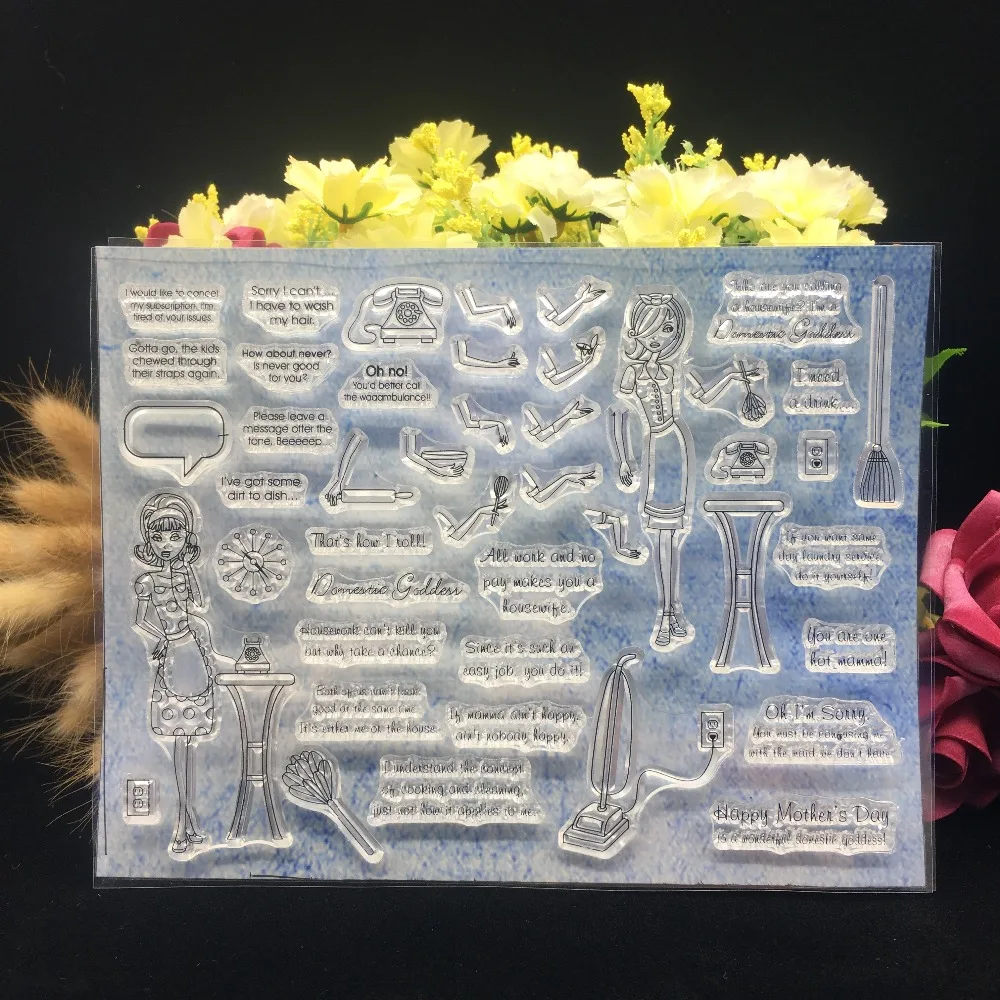 

Cleaning/Transparent Stamps/Scrapbook DIY Album Decoration/Silicone Stamp/Clear Stamp A142