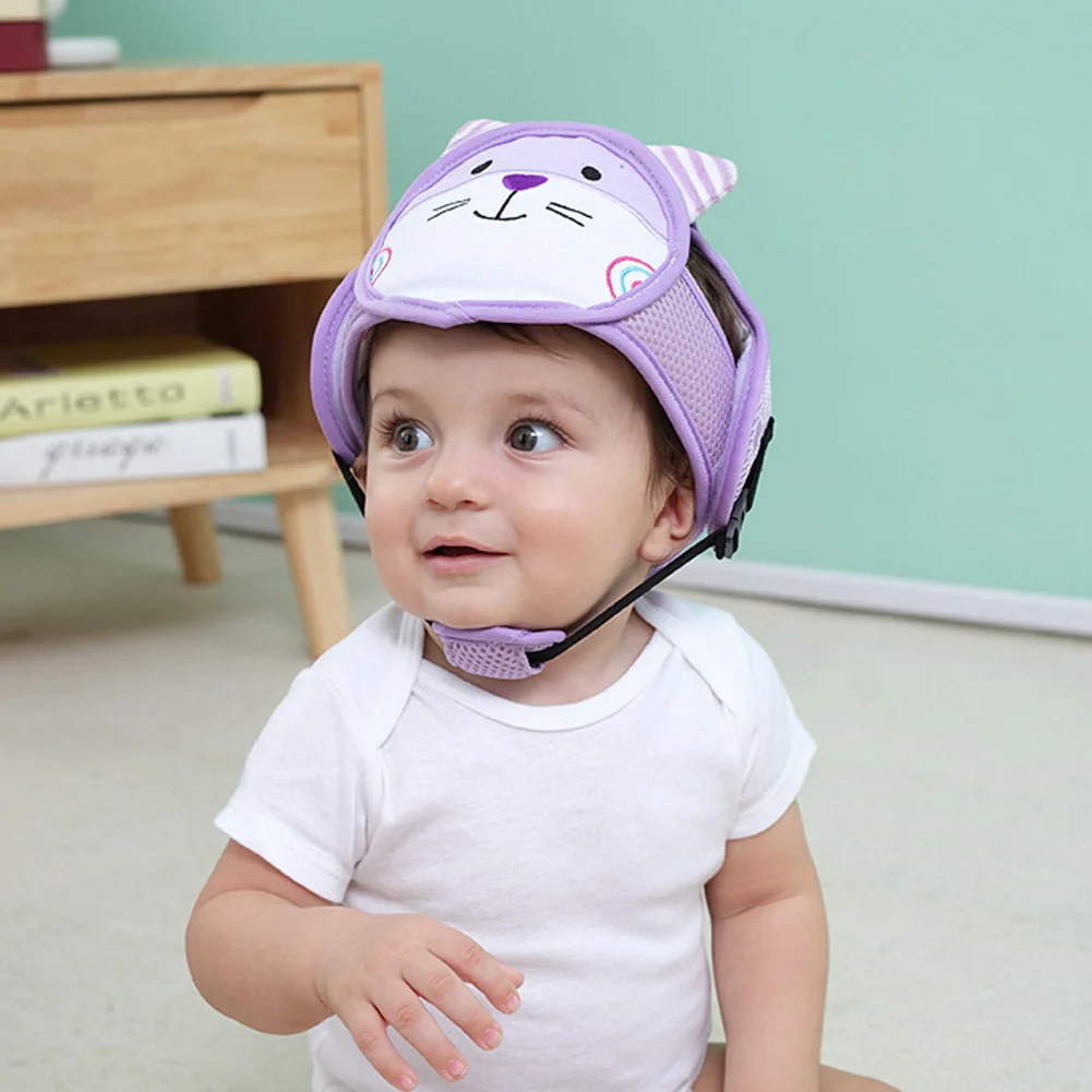 Детская защита головы ударопрочная шапка для младенца Защитная крышка бампера Детская анти-круглая крышка Детский защитный шлем