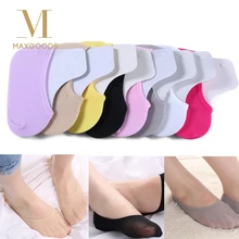1 пара, женские хлопковые ультра тонкие короткие дышащие носки невидимые следки противоскользящие низкие носки лодочкой носки милые носки ярких цветов