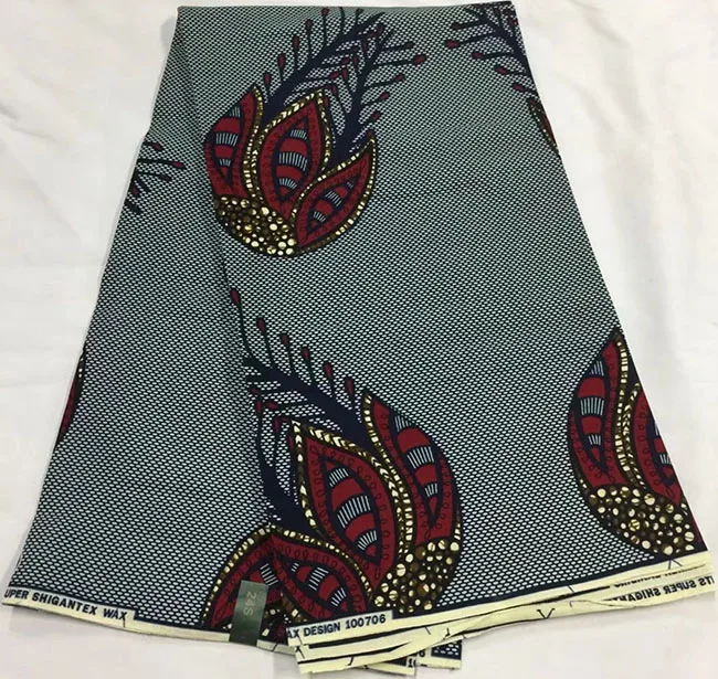 Java восковая печатная ткань Анкара ткань Африканская восковая печатная ткань африканская Ткань 6 ярдов хлопок ткань для лоскутного LJ-E101